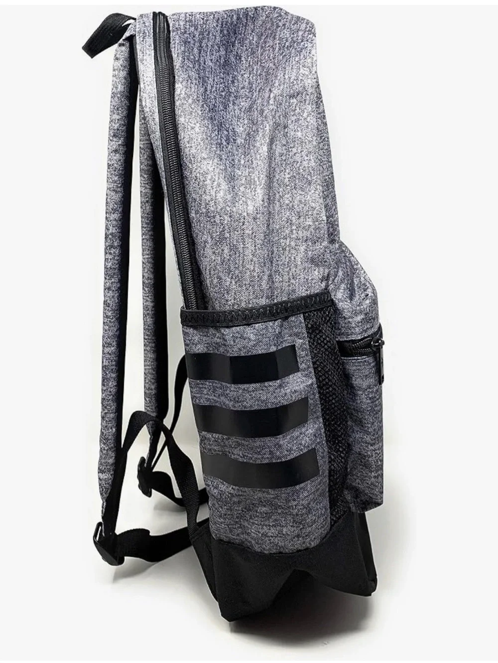 adidas Grey Heather Backpack with Black Base and Logo